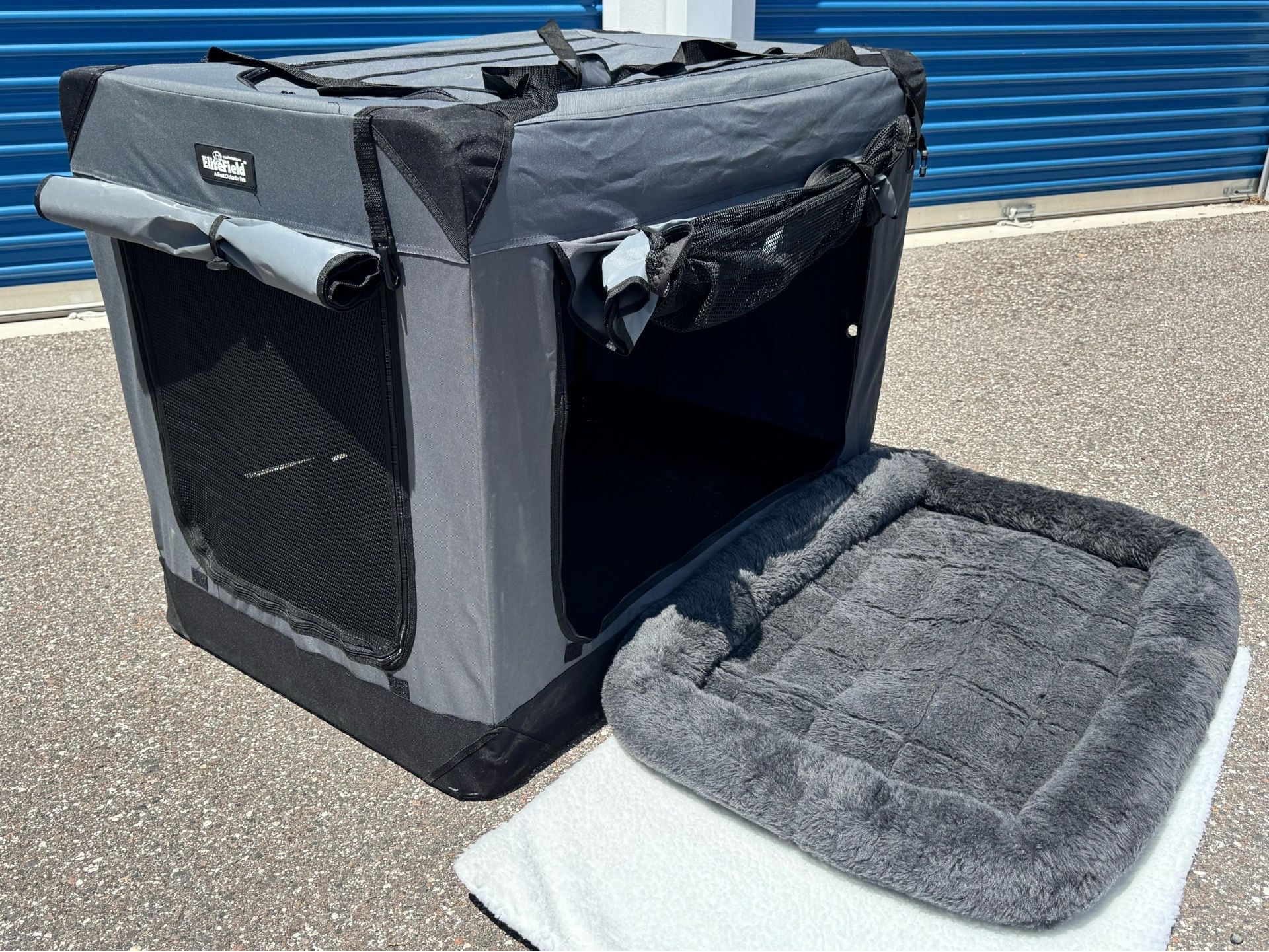 ELITE FIELD PET CRATE LARGE CAGE TRAVEL DOG PEN
