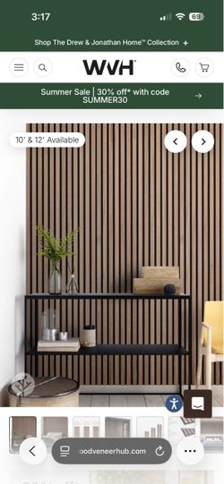 Premium Acoustic Slat Wood Wall Panels