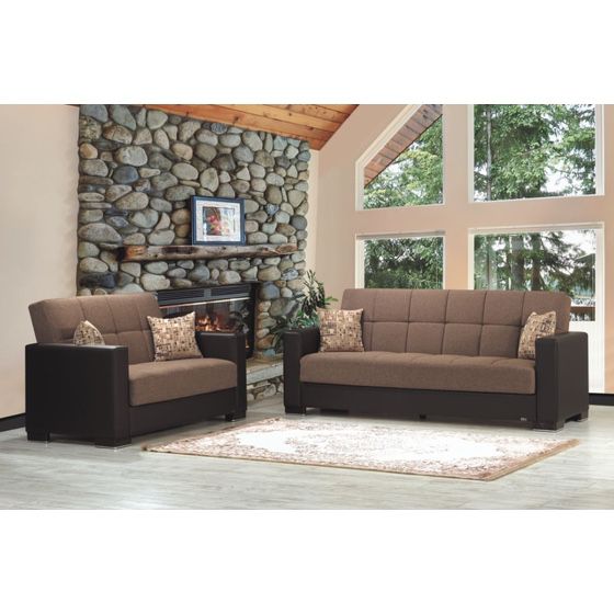 Sofa and Loveseat Sit, Store and Sleep furniture