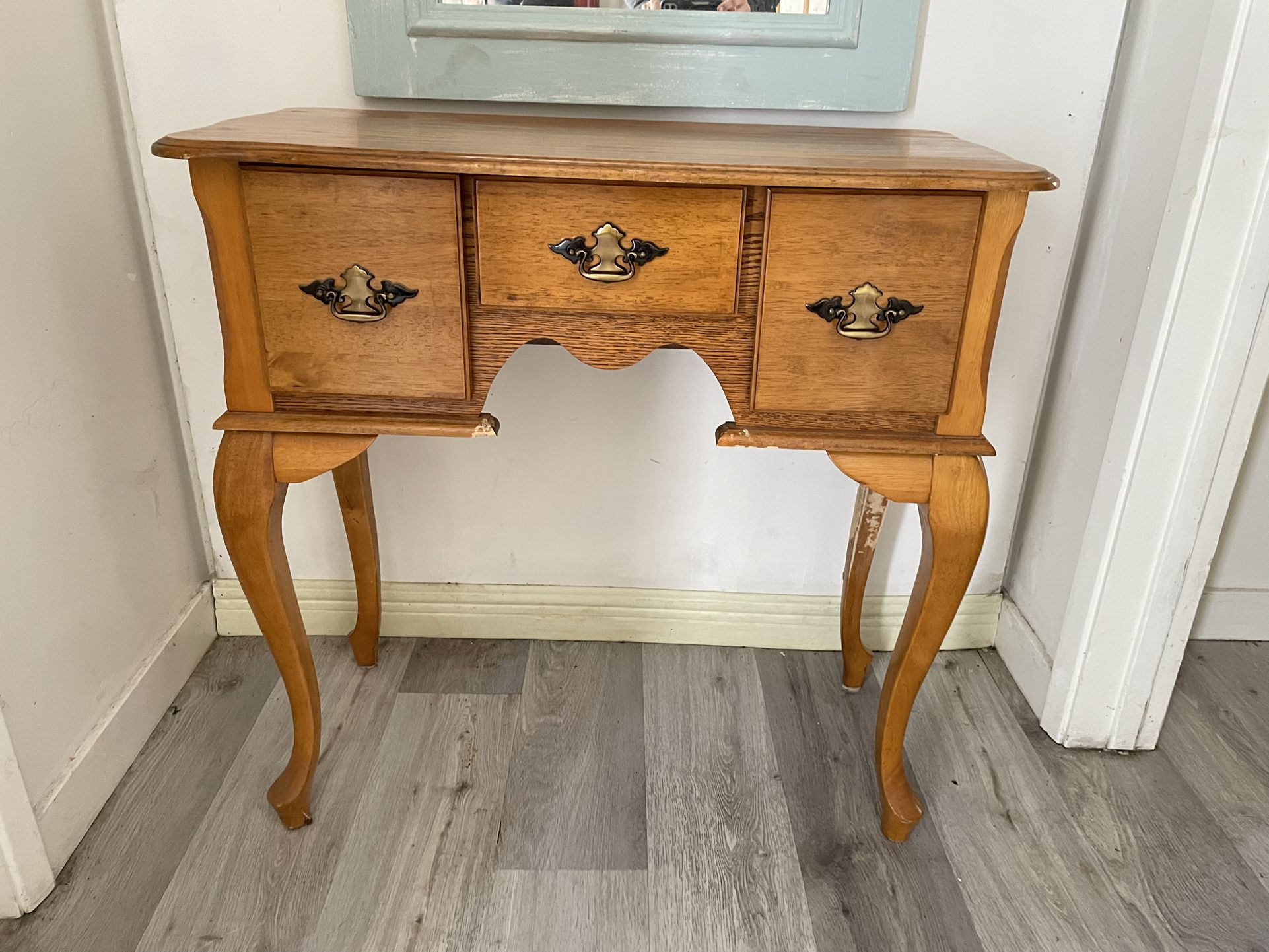 Beautiful Entrance Table Made Of Real Wood