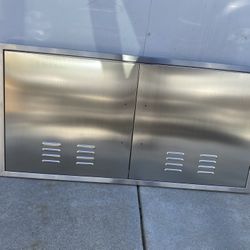 New Bbq Stainless Door