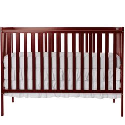 Dream On Me, Synergy 5-in-1 Convertible Crib in Cherry, Greenguard Gold Certified