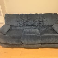 Reclining Sofa with Massage Function – $30 OBO (Must Go by June 23rd!)