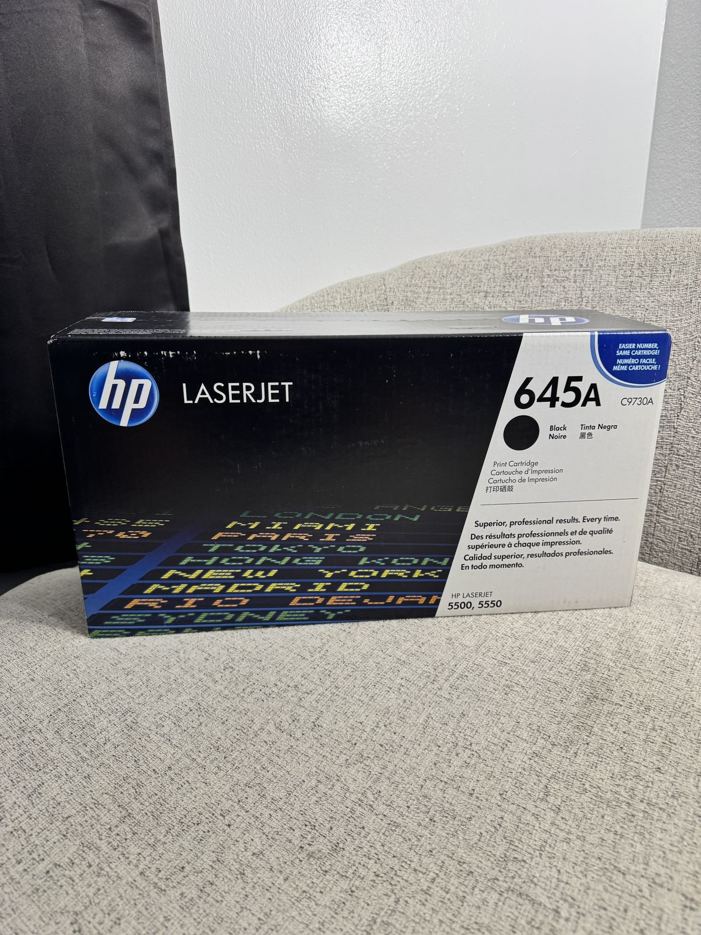 Genuine NEW HP 645A LaserJet C9730A Black Toner *Read*