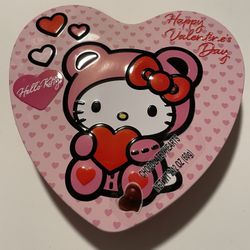Sanrio Hello Kitty Valentine’s Day Heart Shaped Tin with Chocolates