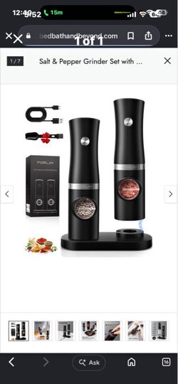 Forlim Electric Salt & Pepper Grinder Set