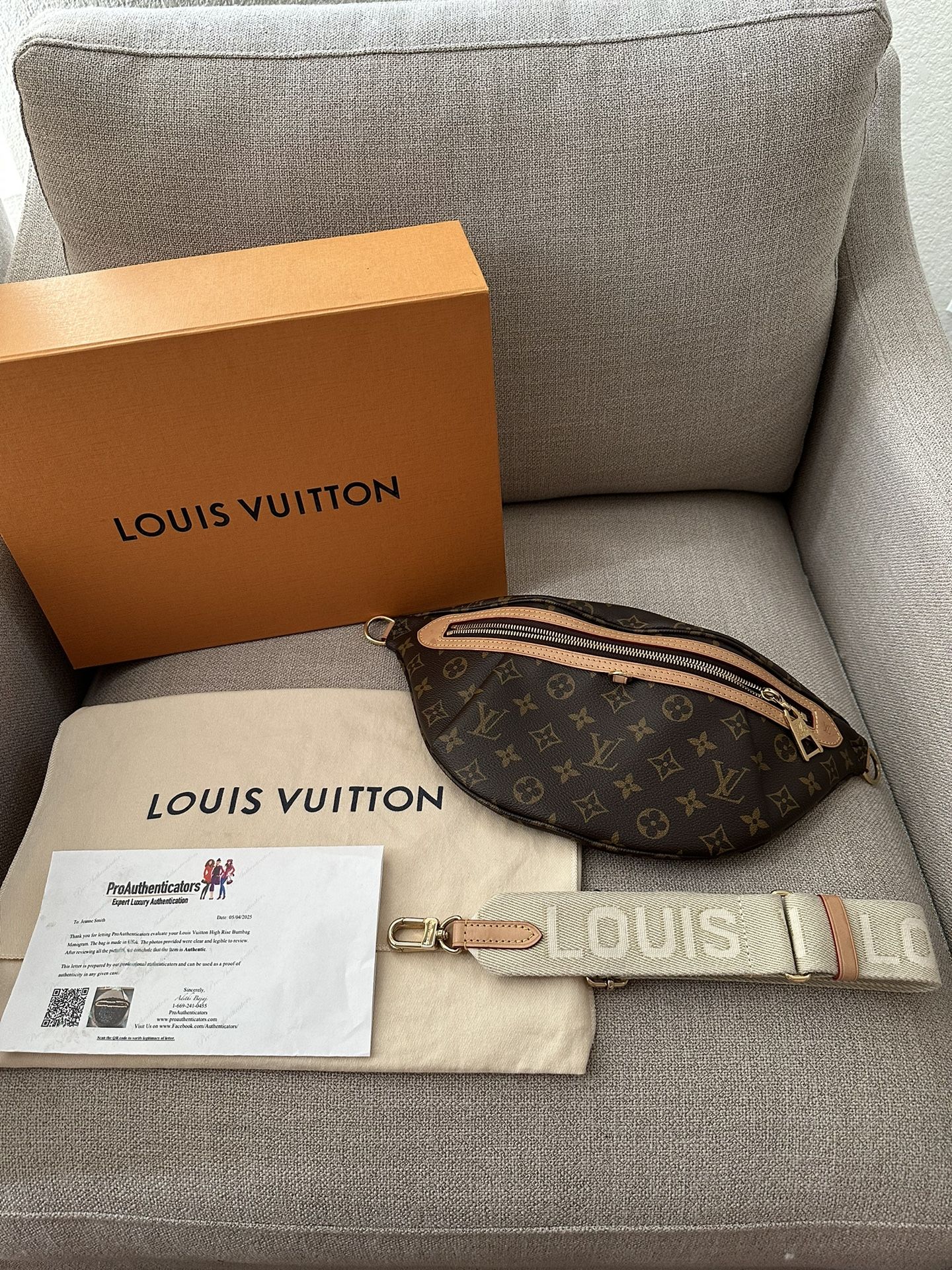 Authentic Louis Vuitton High rise Bum Bag