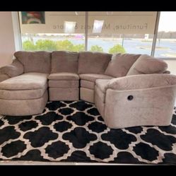 M1S45__ Ultra Comfort Reclining Sectional Couch* Brand New * P A Y   E A S I L Y 
