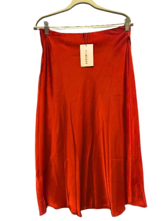 Shein Red Stain Skirt - Large