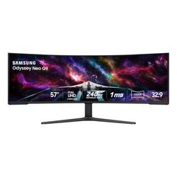 SAMSUNG 57" Odyssey Neo G9 (G95NC) Series Dual 4K UHD 1000R Curved Gaming Monitor, 240Hz, 1ms With D