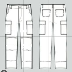 Grey Cargo Padded Knee Work Pants
