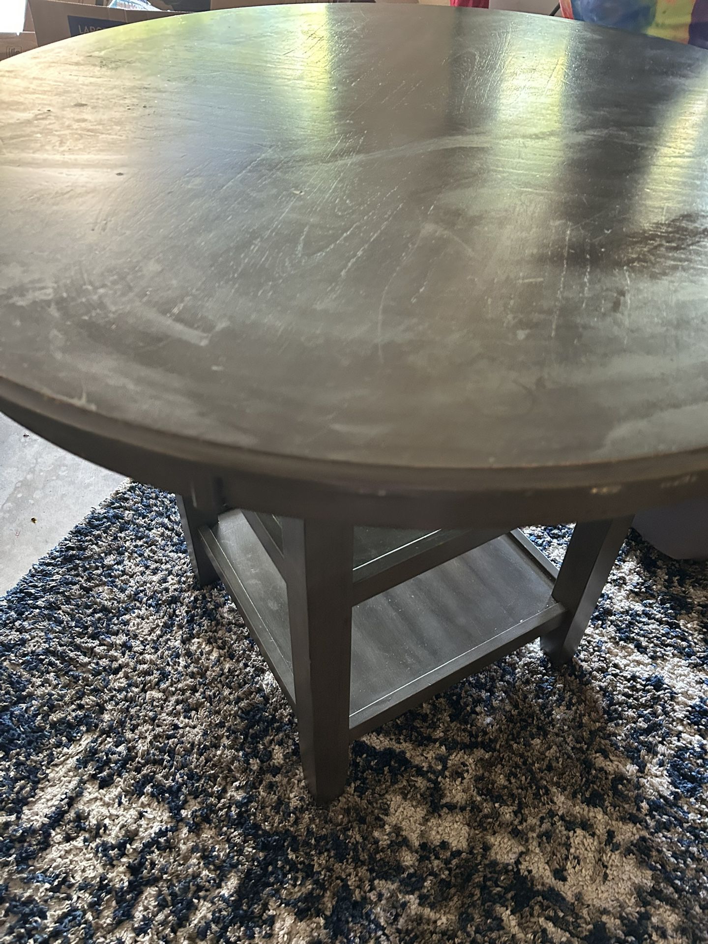 Dark Grey Table