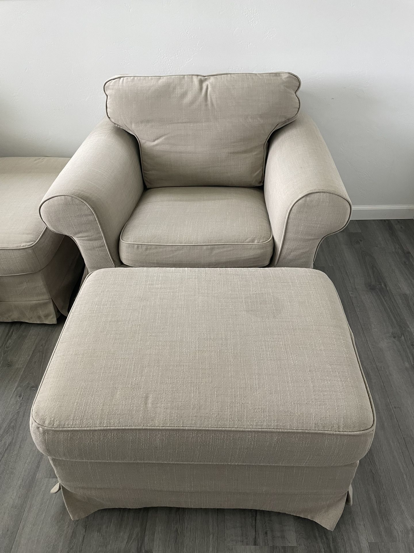 Sofa Chair And Ottoman