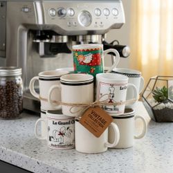 Vintage Collection Quality Ceramic Mugs Set of 13