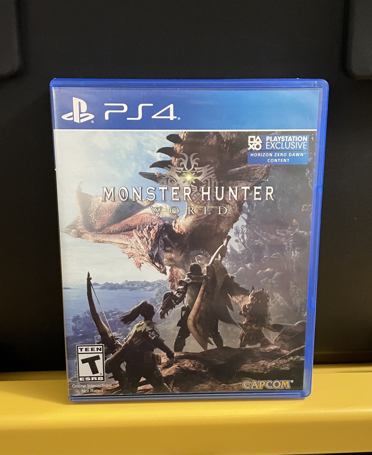 Monster Hunter World for PlayStation 4 Four PS4 video game console system Complete worlds