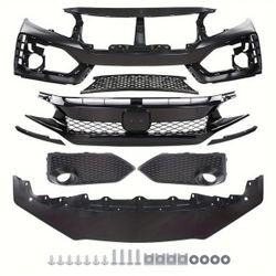 2016-2021 Honda Civic Type R style Bumper 
Fits 2dr. 4dr and hatchback
(Won’t fit Real Type R) 

10th Gen Civic bumper 
Civic front bumper 
Hatchback