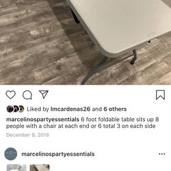 5 Tables And 50 Chairs $400 