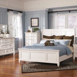 Prentice White Panel Bedroom Set

