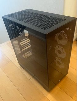 Corsair iCUE 4000X RGB Tempered Glass PC Case + Extra Rear Fan