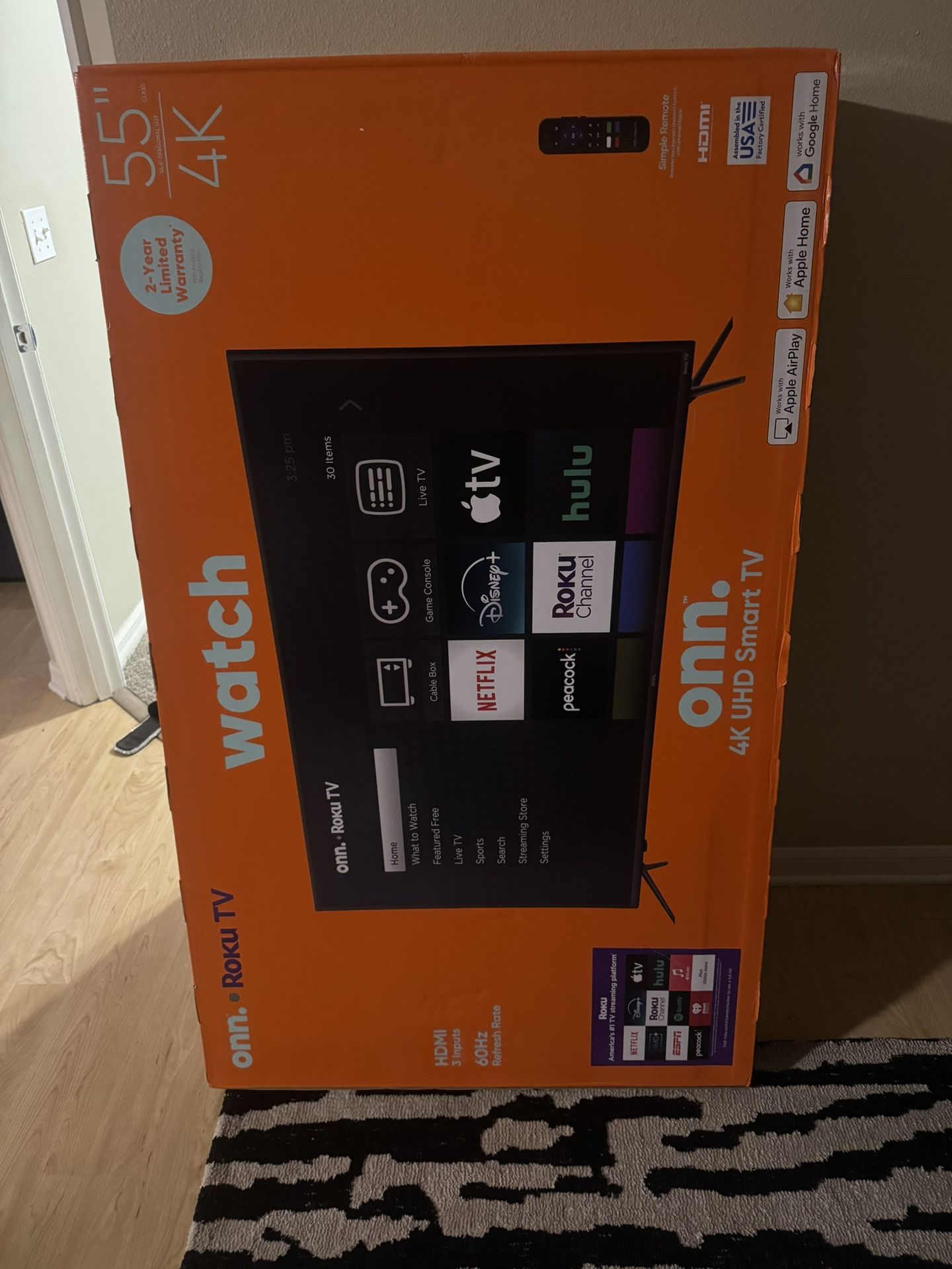 55” Onn 4k Tv 📺 