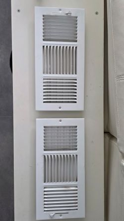 14 in. x 6 in. 3-Way Steel Wall/Ceiling Register in White