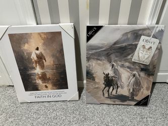 Jesus Pictures Wall Art  Brand New 2 For $30