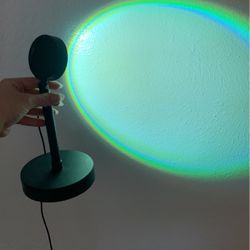 Blue/Green Sunset lamp! 