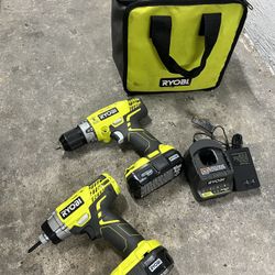 Ryobi Drill Set Kit 