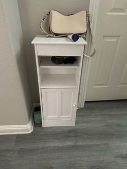 White shelf