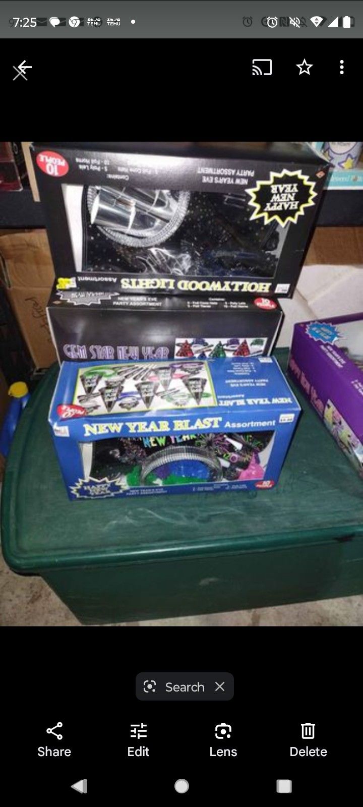 New Year's Eve Party Boxes