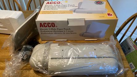 Electric 3-Hole Paper Punch