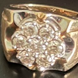 Diamond Cluster Ring 