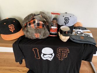 Lots of San Francisco Giants memorabilia and collectibles