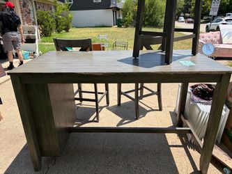 Table and chairs