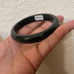 62 mm Dark Green Jade Bangle 