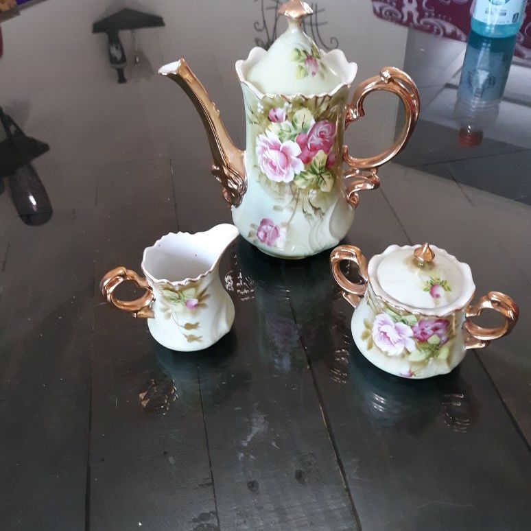 Lefton Fine China Teapot Set