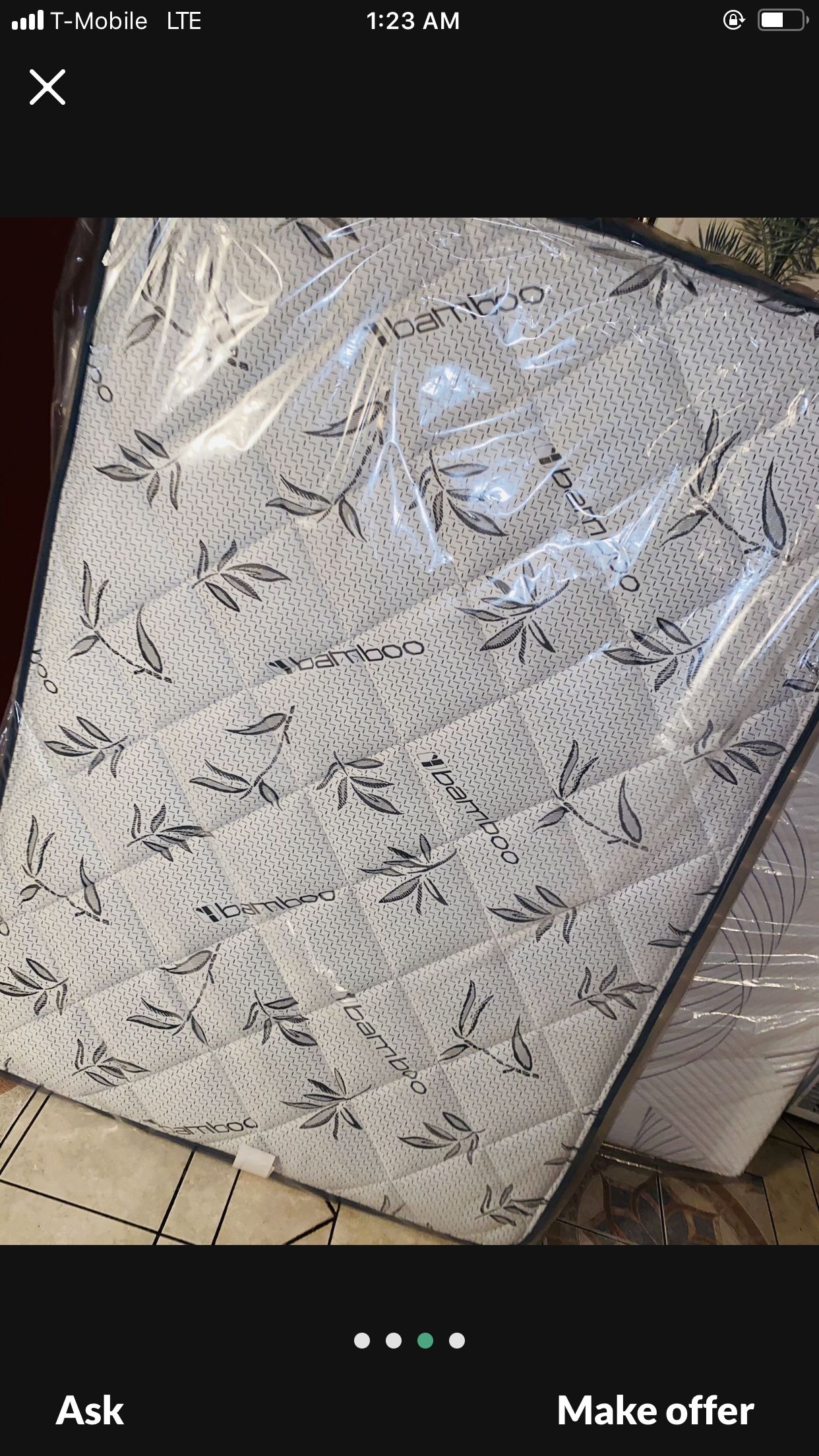 Full Size Mattress And Box Spring New