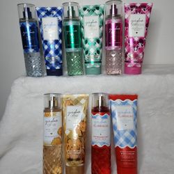 Bath And Body Works Cream And Mist ×1
