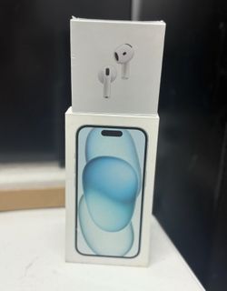 Iphone 15 brand new sealed pack With Airpods