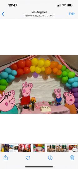 Peppa pig props