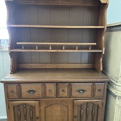 2 Piece Cabinet/shelf