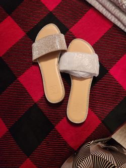 Beautiful Sandles With Rhinestones