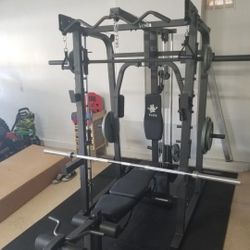 Smith Machine 2001 | Multi-Use Adj Bench | Gym Equipment | Fitness | Squat Rack | Excercise |🔴WEIGHTS AND BARBELL SOLD SEPARATELY 🔴 FREE DELIVERY 🚚