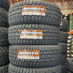 Lt 285/70/17 Arroyo RT NEW Tires Installed AND Balanced Included 