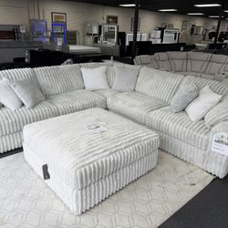 Stupendous Sectional At Best Price. Ottoman $499 More. Delivery & Set Up Available 