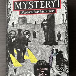 Mystery! Motive for Murder Board Game