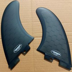TERRAMAR SURFCO MR TWIN KEEL SURFBOARD FINS..NEW ..$65