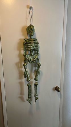 40” GREEN SPARKLE SKELETON