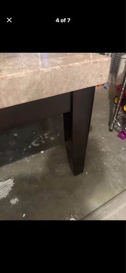 Coffee table set marble