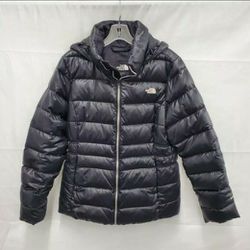 The North Face Women Down pufffer jacket coat hooded Large